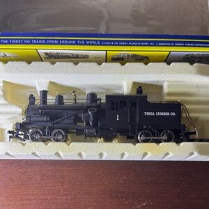 AHM Tioga Lumber Co. HO Scale Heisler Steam Locomotive (New)